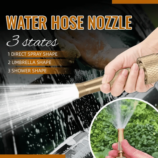 Heavy-Duty Brass Water Spray Nozzle Attachment