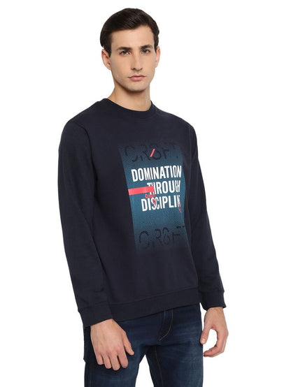Mens Winter Sweatshirt Soft Cotton Full Sleeve Warm Casual Sweatshirt for Cold Weather