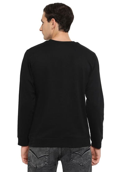 Mens Winter Sweatshirt Soft Cotton Full Sleeve Warm Casual Sweatshirt for Cold Weather