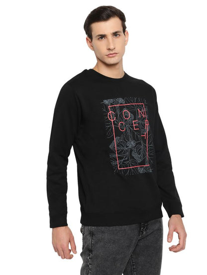 Mens Winter Sweatshirt Soft Cotton Full Sleeve Warm Casual Sweatshirt for Cold Weather